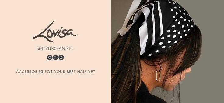 Try the hottest new hair accessories for perfect hair styling!