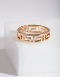 Gold Mini Cut-Out Ring - link has visual effect only