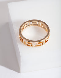 Gold Mini Cut-Out Ring - link has visual effect only