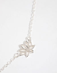Sterling Silver Lotus Necklace - link has visual effect only