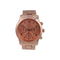 Rose Gold Classic Dial Watch - link has visual effect only