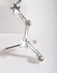 Silver Star Diamante Ear Cuff - link has visual effect only