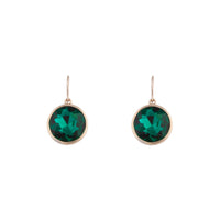 Gold Jewel Centre Drop Earrings - link has visual effect only