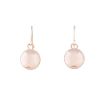 Rose Gold Mini Ball Drop Earrings - link has visual effect only