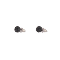 Black Mini Fireball Stud Earrings - link has visual effect only
