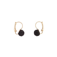 Gold Sparkle Ball Clip On Earrings - link has visual effect only