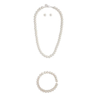 Classic Pearl Jewellery Set - link has visual effect only