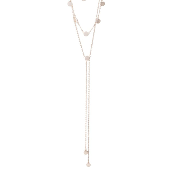 Rose Gold Layered Neck Necklace