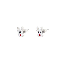 Silver Rudolph Stud Earrings - link has visual effect only