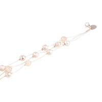 Rose Gold Mix Bead Cat Eye Chain Bracelet - link has visual effect only