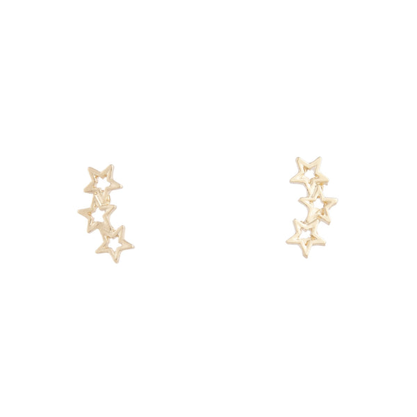 Starline Gold Stud Earrings