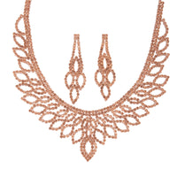 Rose Gold Decorative Cup Chain Diamante Set - link has visual effect only