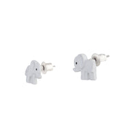Mini Elephant Stud Earrings - link has visual effect only