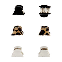 Leopard Black White Clip 6 Pack - link has visual effect only