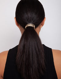 Gold Minimalistic Ponytail Cuff Clip - link has visual effect only