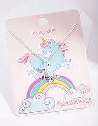 Silver Unicorn Necklace - link has visual effect only