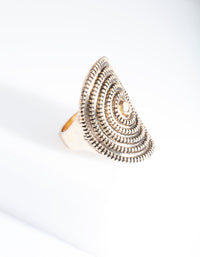 Antique Gold Textured Ring - link has visual effect only