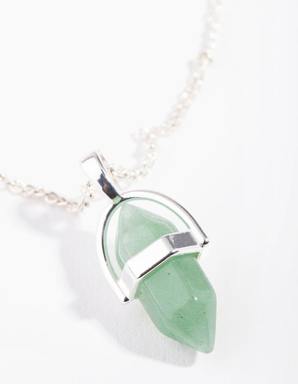 Necklace - Stone New Zealand Jade Sterling Silver - Mens Collection - KenSu  Jewelry