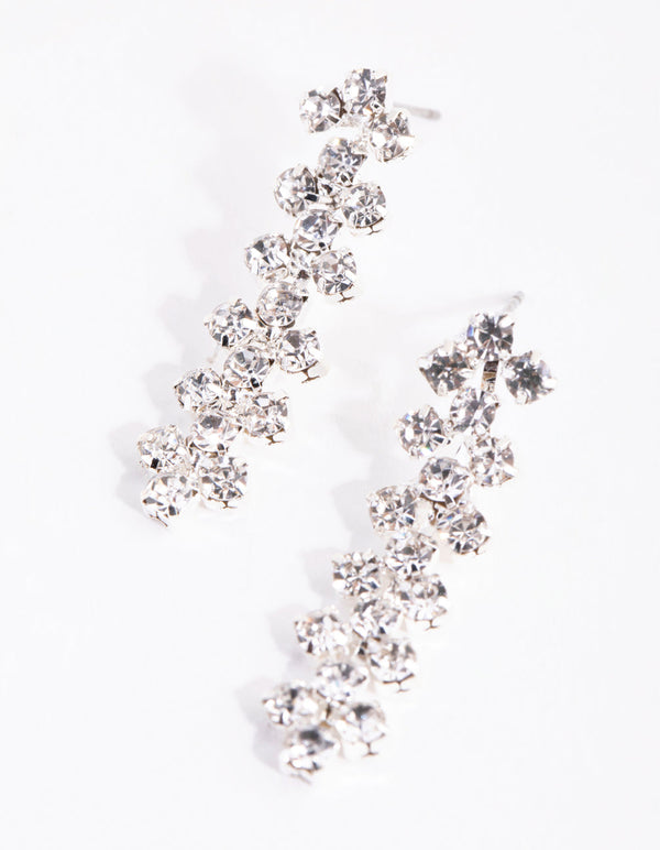 Flower And Pink Diamante Necklace And Earrings Set By Gaamaa |  notonthehighstreet.com