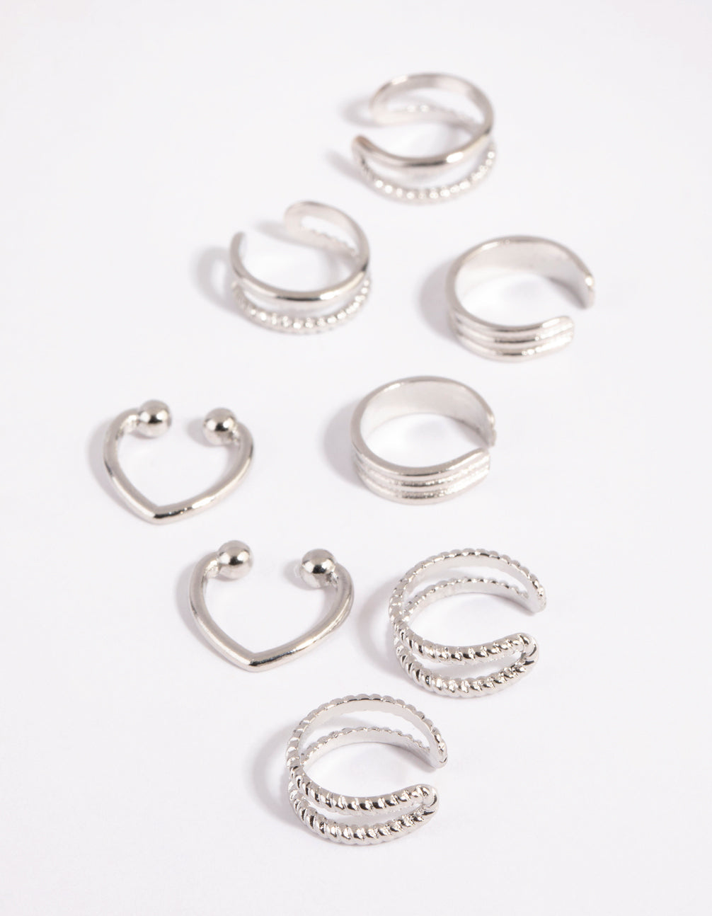 Buy Modish Triple Stone Silver Toe Rings |GRT Jewellers
