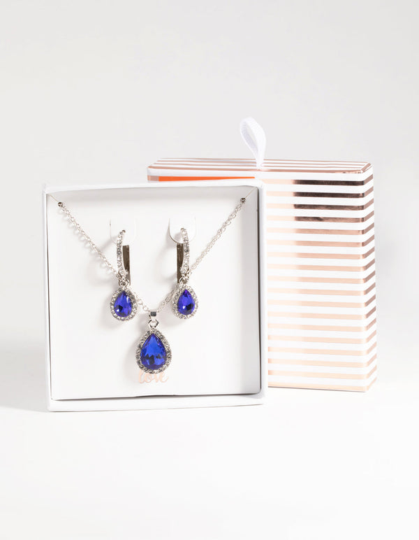 Blue sapphire necklace-sets - Sanvi Jewels Pvt. Ltd. - 3945025