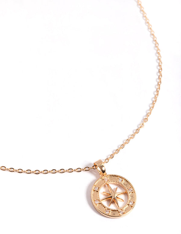 AGA Correa & Son since 1969 - Compass Rose W/Compass Pendant - Jewelry