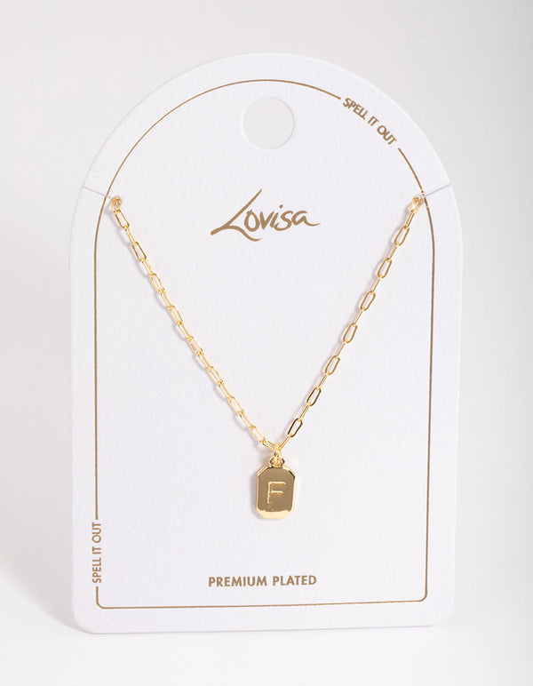 Letter S Gold Plated Layered Diamante Initial Necklace - Lovisa