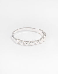 Silver Mini Hearts Ring - link has visual effect only