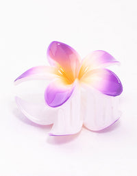 Lilac Frangipani Hair Claw Clip - link has visual effect only