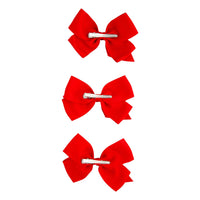Kids Small Red Bow 3 Pack - link has visual effect only