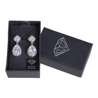 Crystal Pear Drop Earring - link has visual effect only