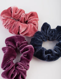 Berry Velvet Scrunchie Pack - link has visual effect only