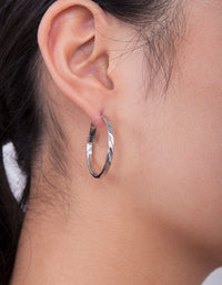 Rhodium Hoop Earring Pack - link has visual effect only